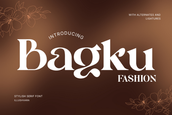Bagku Fashion: Elevating Your Brand with a Timeless Serif Typeface