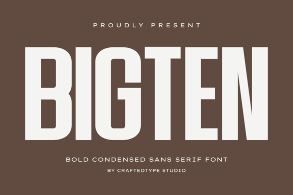 Bigten: The Bold Font That Boosted My Brand's Visual Power