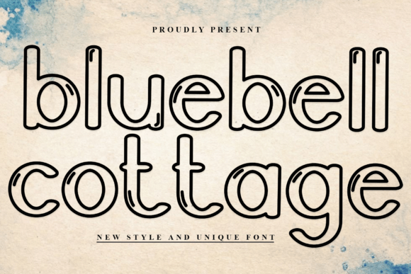 Bluebell Cottage Font for Business Branding