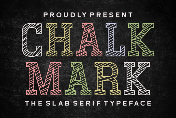 Chalk Mark Font: A Rusty Charm for Handmade Creations