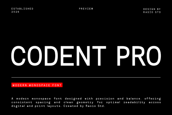 Codent Pro: A Modern Font for Handmade Creations