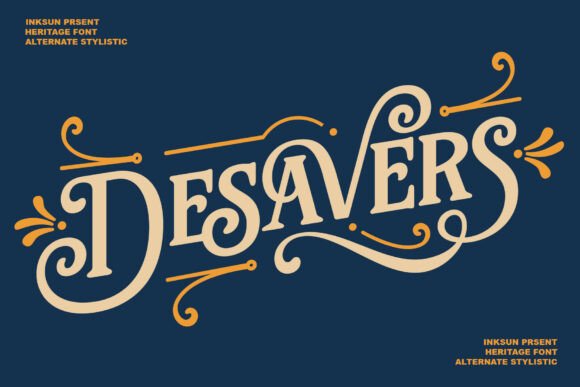 Desavers: A Serif Font That Elevates Your Brand