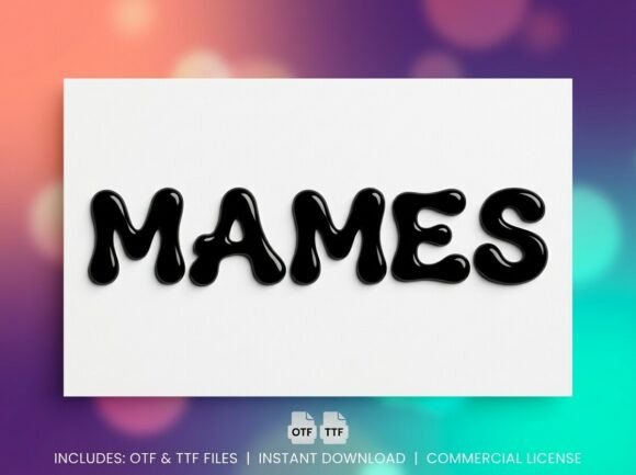 Discover Mames: A Decorative Font for Bold Campaigns