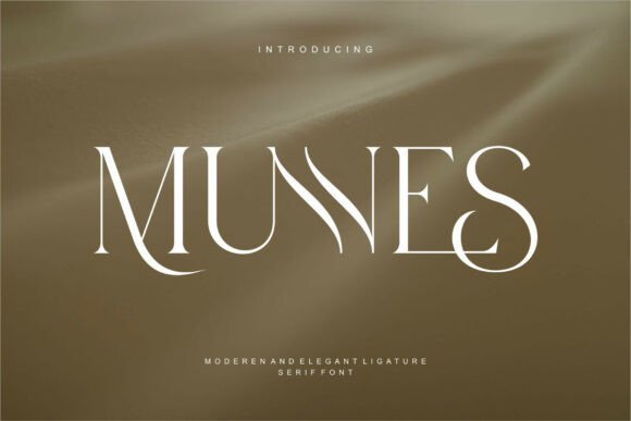 Elevate Your Brand with the Timeless Munnes Serif Font
