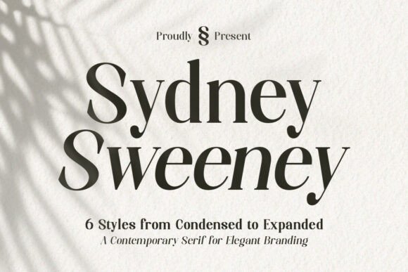 Enhancing Editorial Design with the Sydney Sweeney Typeface