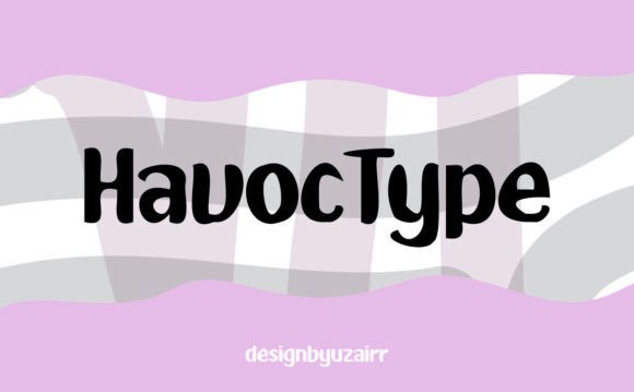 Havoctype Display Font for Handmade Creations