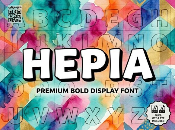 Hepia Display Font for Web Design
