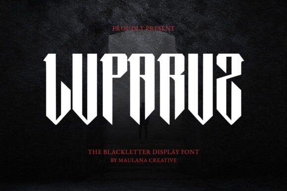 Luparuz: A Bold Blackletter Font for Editorial Design