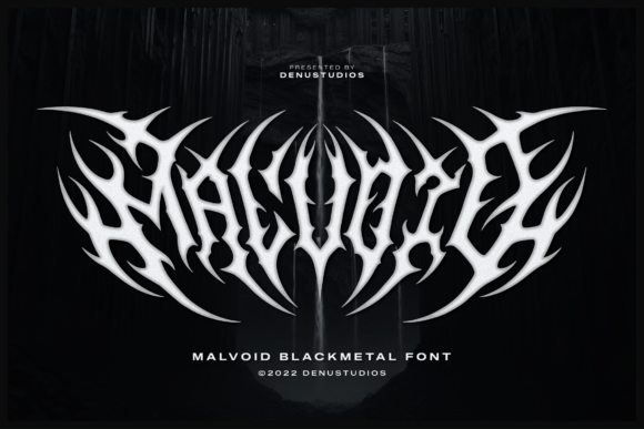 Malvoid: A Bold Blackletter Font for Editorial Design