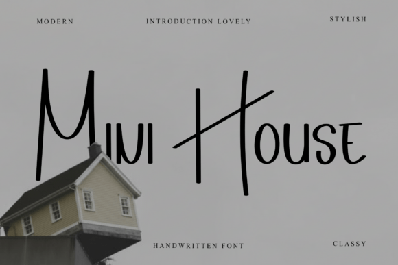 Mini House Font for Modern Marketing and Design