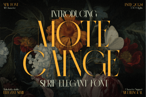 Mote Cainge Serif Font for Digital Campaigns