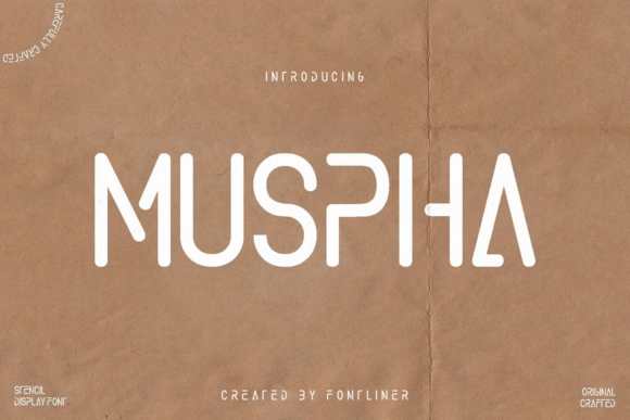 Muspha: A Modern Font for Strong Branding