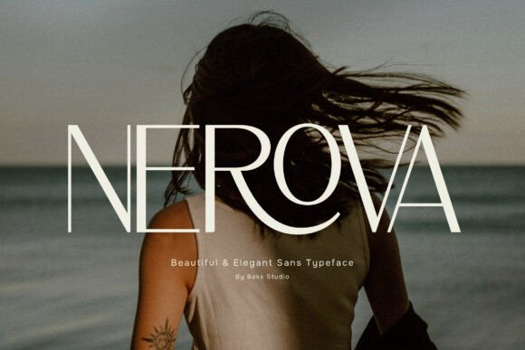 Nerova Sans Serif Font for Editorial Design