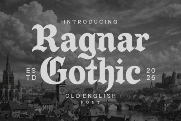 Ragnar Gothic: A Bold Font for Branding with Medieval Charm