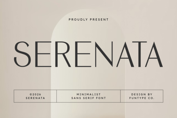 Serenata Sans Serif Font for Modern Branding