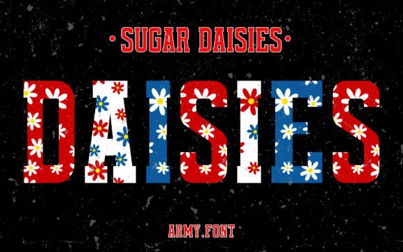 Sugar Daisies Font for Handmade Creations
