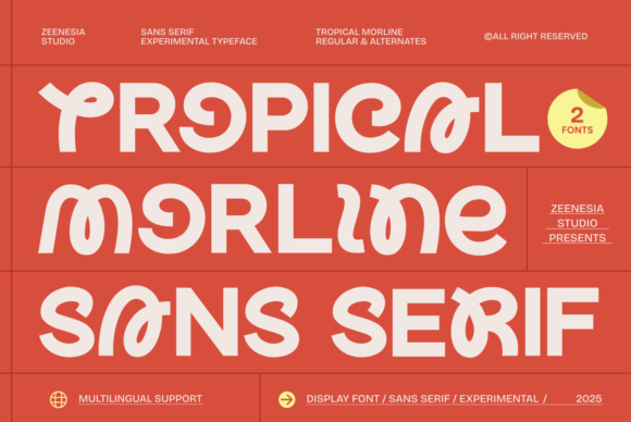 Tropical Morline Font for Vibrant Branding Projects